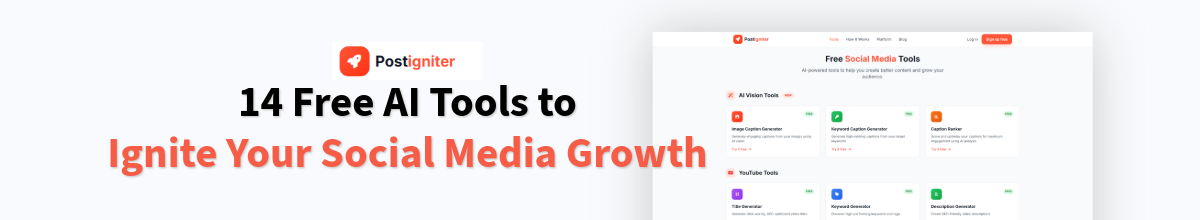 Postigniter - Free Social Media Tools
